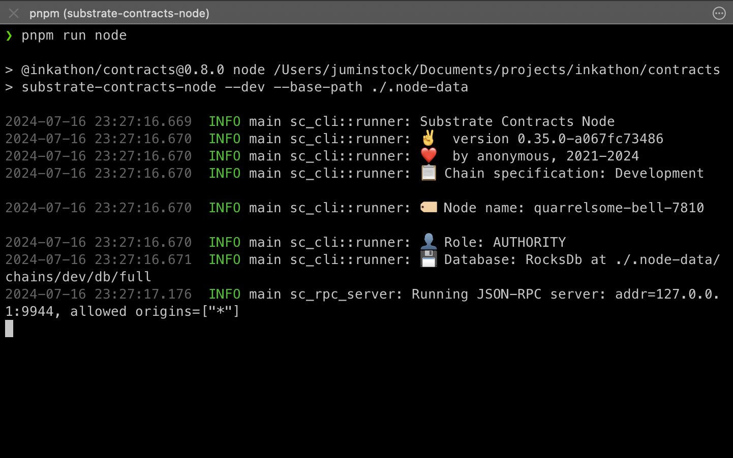 substrate-node-init